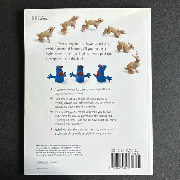 Animation Book - Beginner’s Guide to Animation, Mary Murphy, Animated Film - Picture 2 of 16